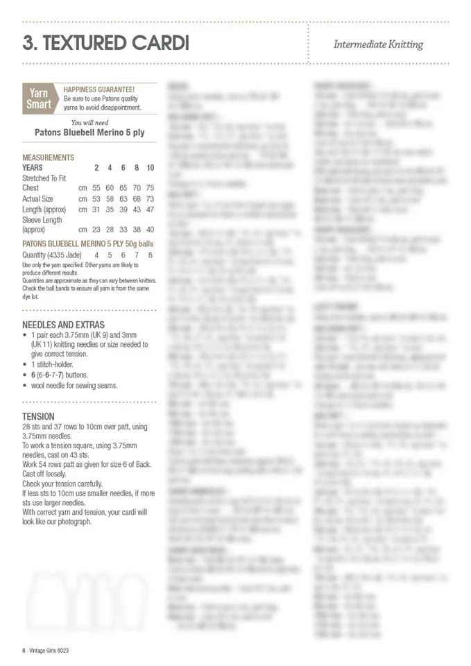 Patons Vintage Girls 8023 - Image 6