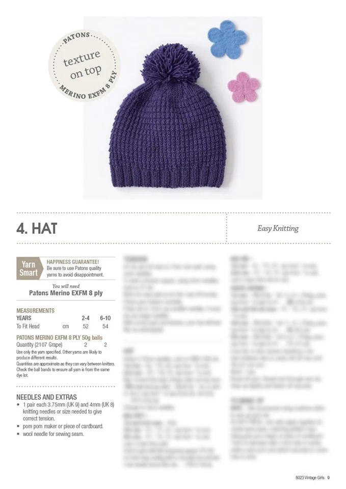 Patons Vintage Girls 8023 - Image 9