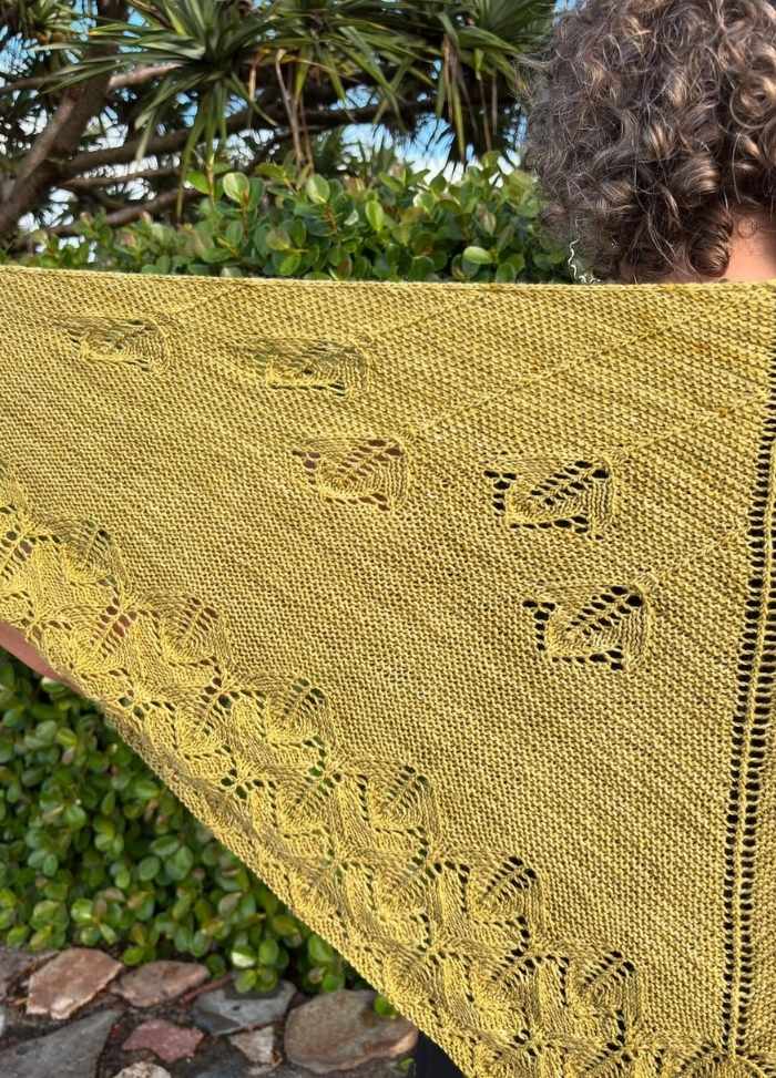 Vera Loves Knitting Fronde Shawl Digital Pattern - Image 3